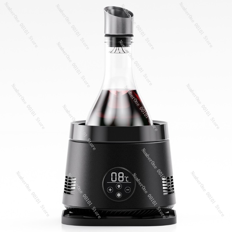 Wine Aerator Pour - เครื่องทำความเย็นไวน์อิเล็กทรอนิกส์แบบใหม่ พร้อมที่รินไวน์อัตโนมัติและตัวแยกกากไวน์