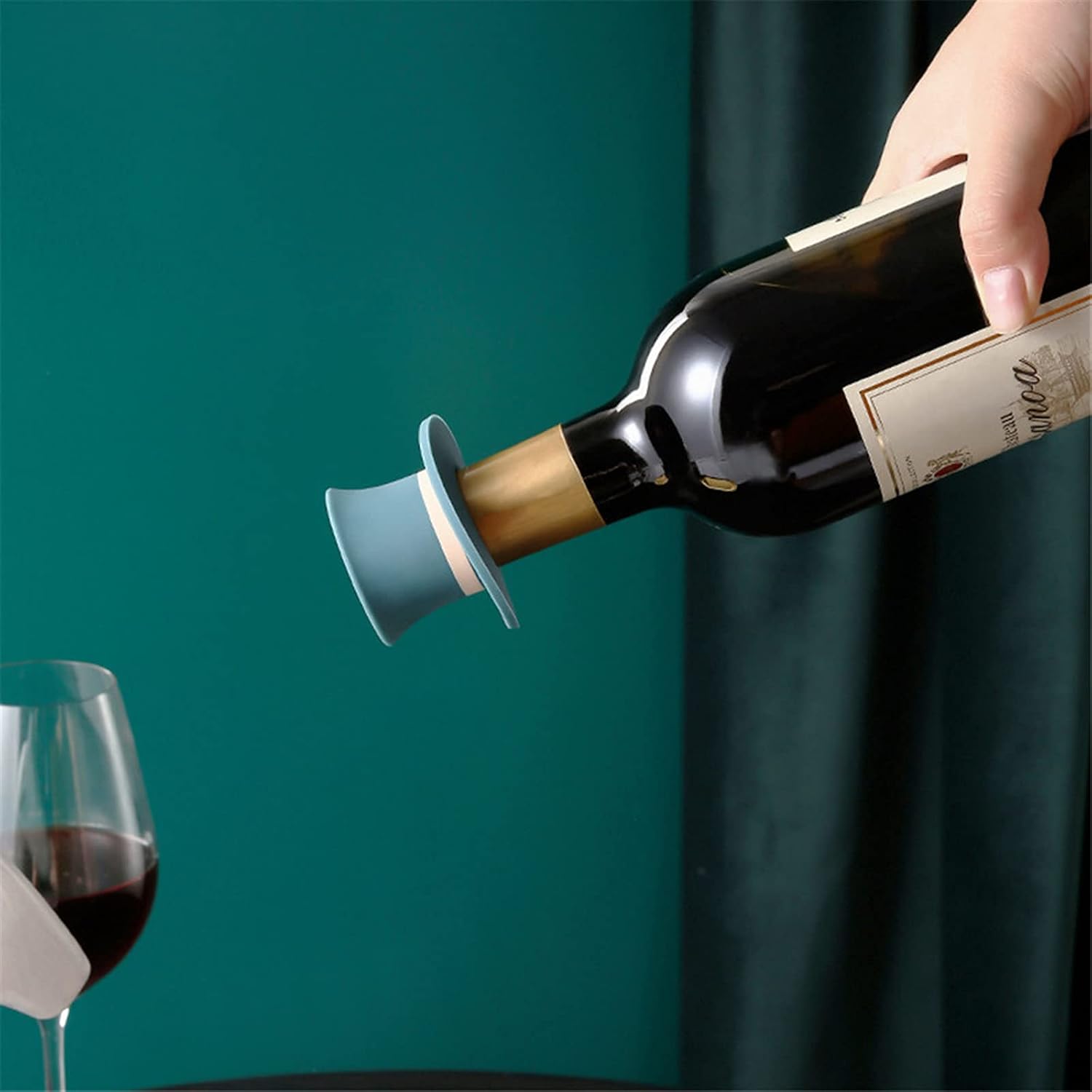 จุกปิดขวดไวน์ซิลิโคนรูปหมวกวิเ - Wine Beer Hat บทวิจารณ์และราคา