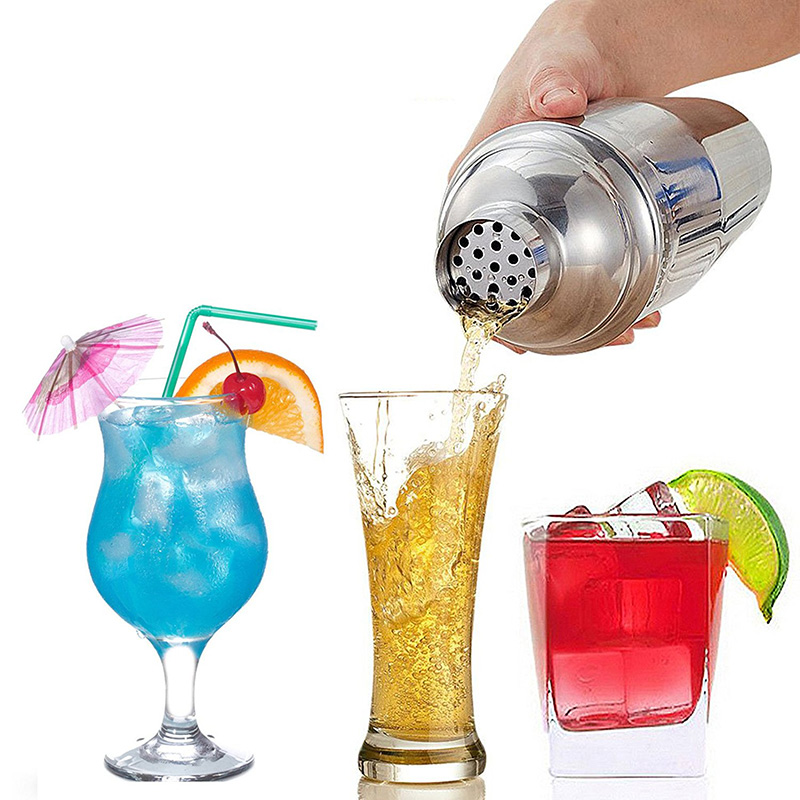 สแตนเลสเหล้าค็อกเทล Shaker Bar - Wine Beer Liquor บทวิจารณ์และราคา
