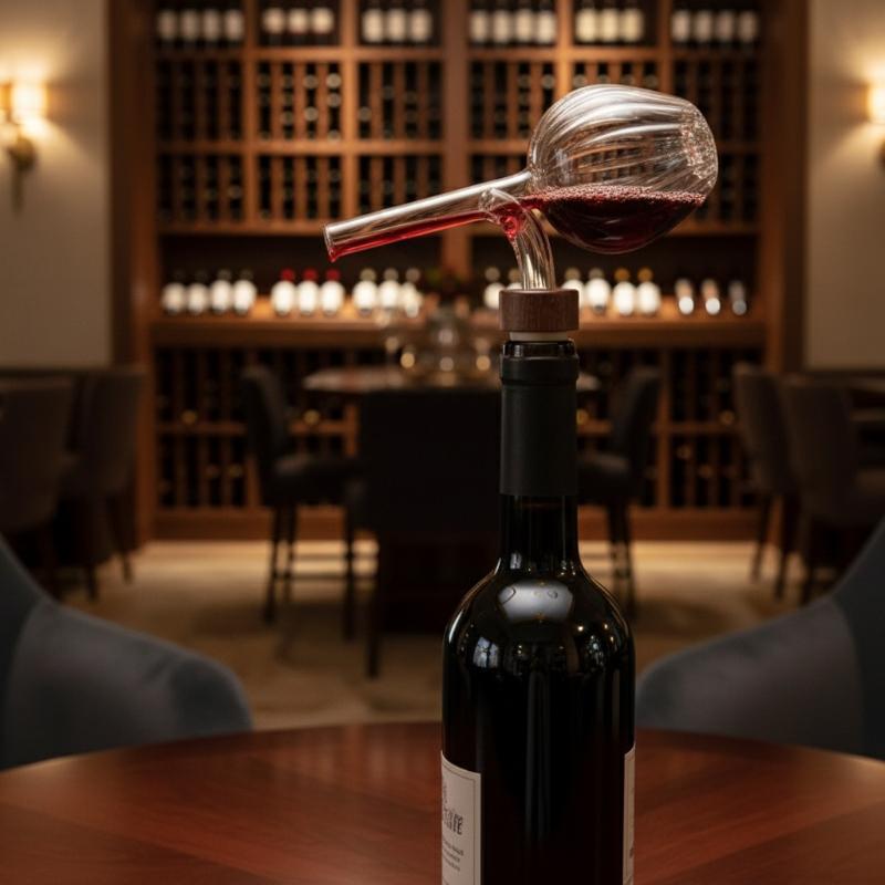 ที่รินไวน์แดงแบบโปร่งใส 2 รูปแ - Wine Aerator Pour บทวิจารณ์และราคา