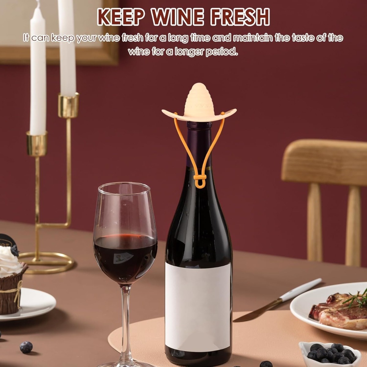จุกปิดขวดไวน์รูปหมวกคาวบอย, จุ - Wine Beer Hat บทวิจารณ์และราคา