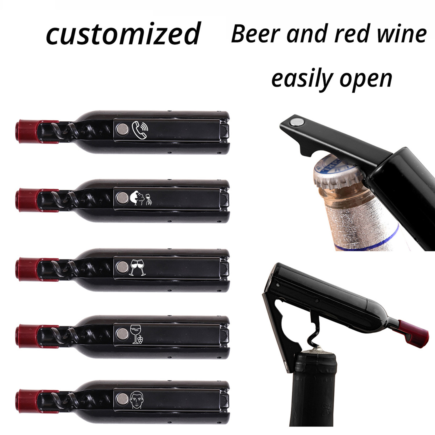 ที่เปิดขวดรูปทรงขวดพร้อมข้อควา - Wine In Beer Name บทวิจารณ์และราคา