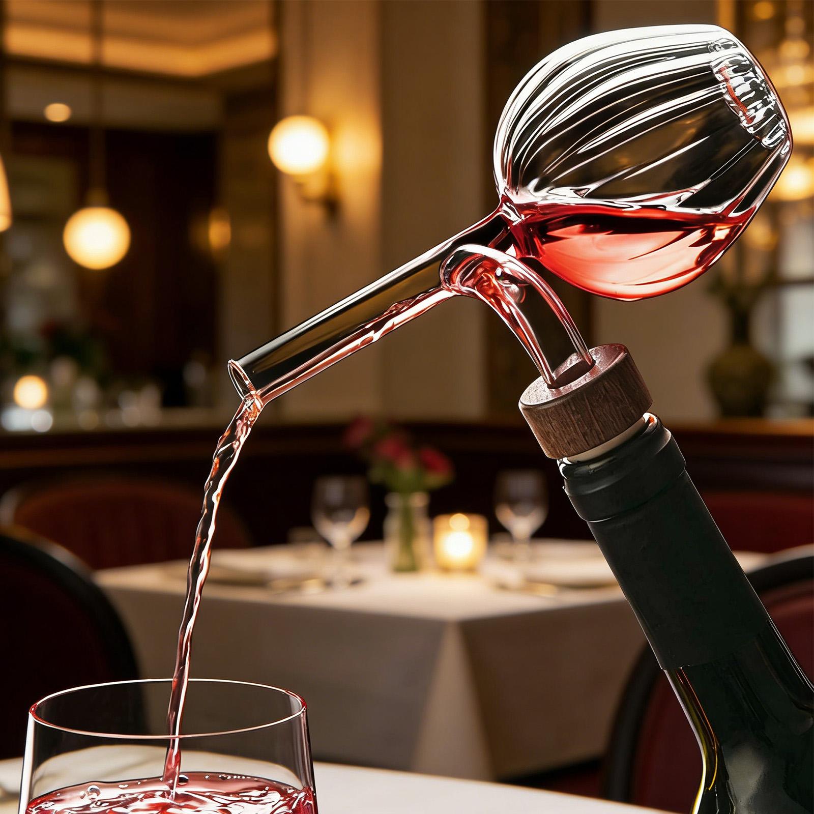 ขวดใส่ไวน์สีแดงแบบโปร่งใสทันสม - Wine Aerator Pour บทวิจารณ์และราคา