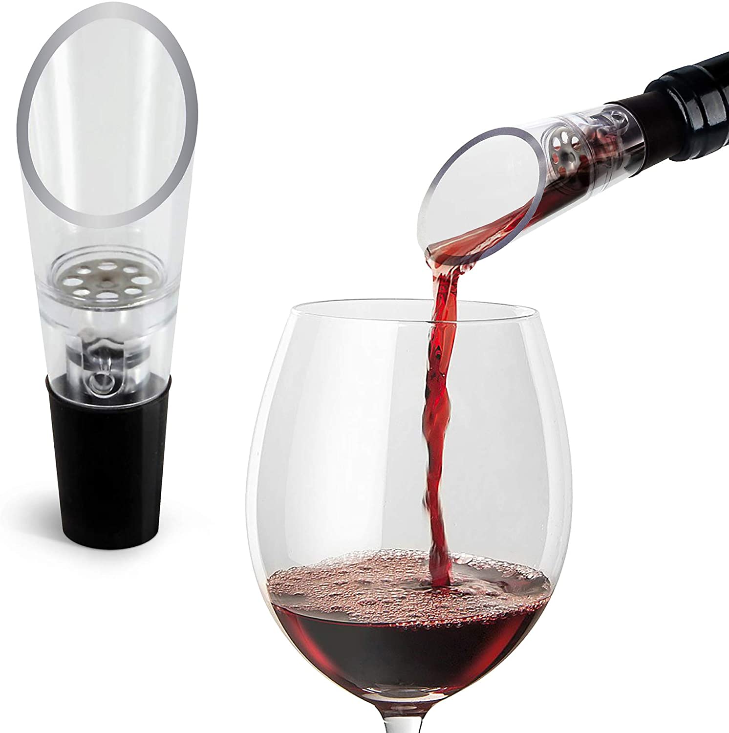 Wine Aerator Pourer Decanterขว - Wine Beer Liquor บทวิจารณ์และราคา