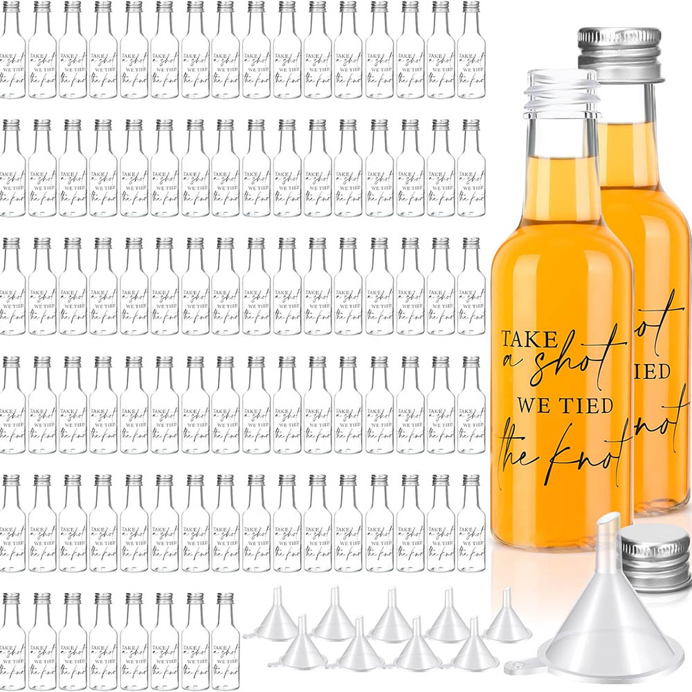 50ml 1.7oz มินิขวดเหล้าพลาสติก - Wine Beer Liquor บทวิจารณ์และราคา