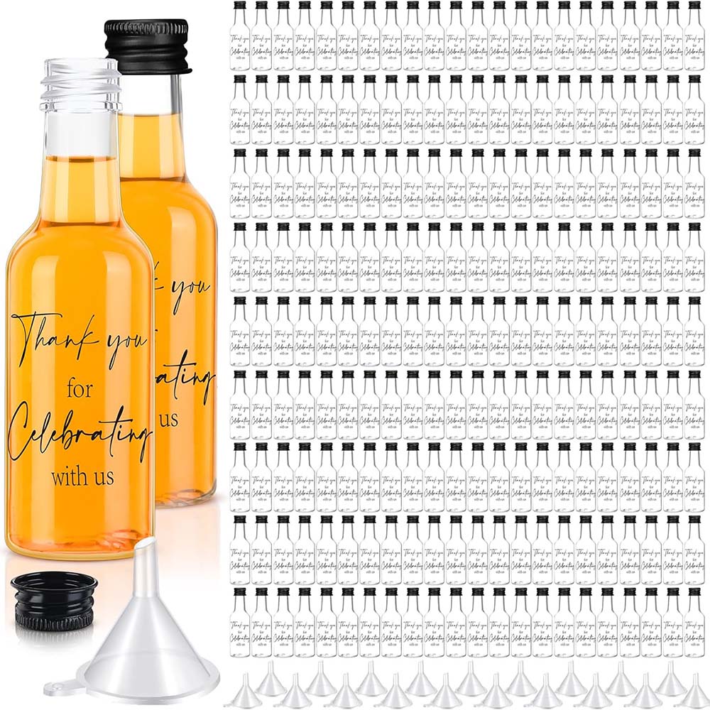 50ml 1.7oz มินิขวดเหล้าพลาสติก - Wine Beer Liquor บทวิจารณ์และราคา