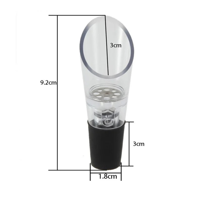 ที่เทไวน์แบบฝาปิดขวดอะคริลิคริ - Wine Aerator Pour บทวิจารณ์และราคา
