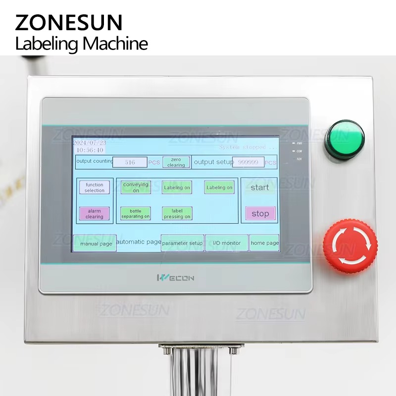 เครื่องติดฉลากขวดทรงกลมแบบอัตโ - Wine Beer Combination บทวิจารณ์และราคา