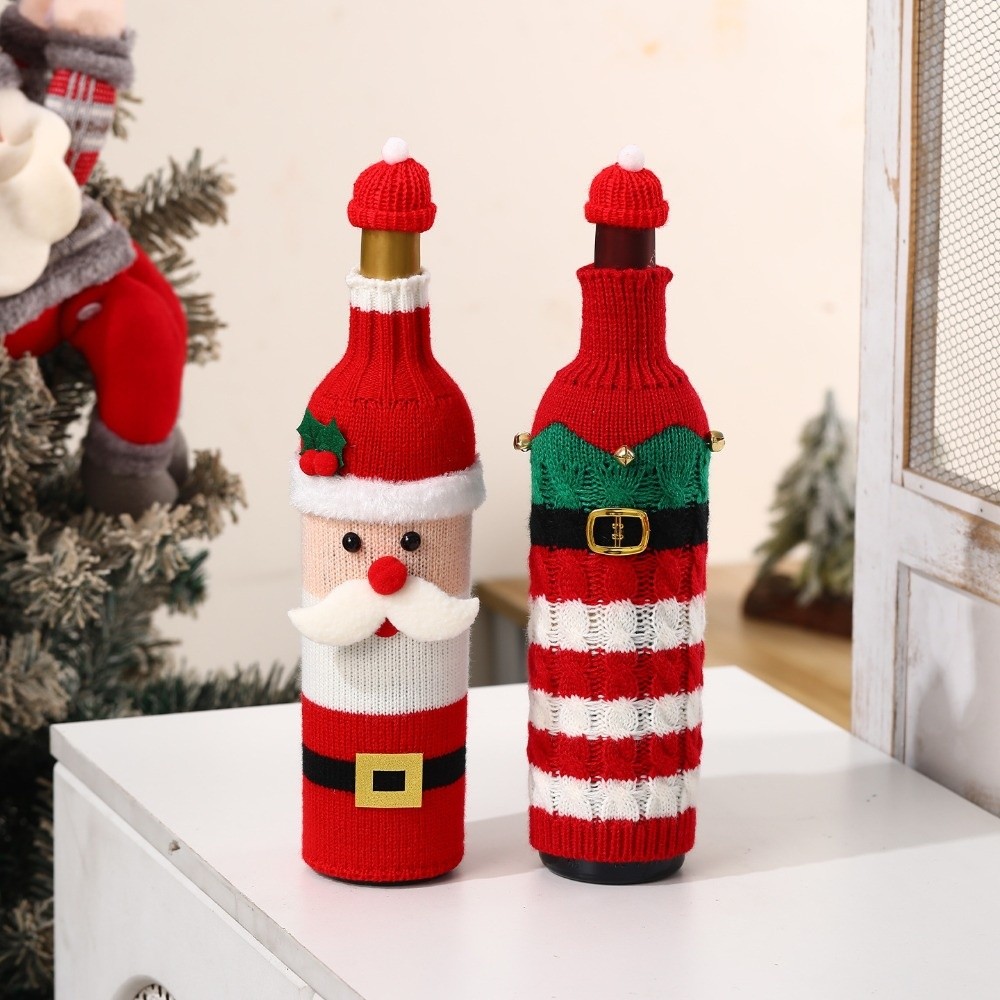ปลอกหุ้มขวดไวน์ถักลายกวางเรนเด - Wine Beer Hat บทวิจารณ์และราคา