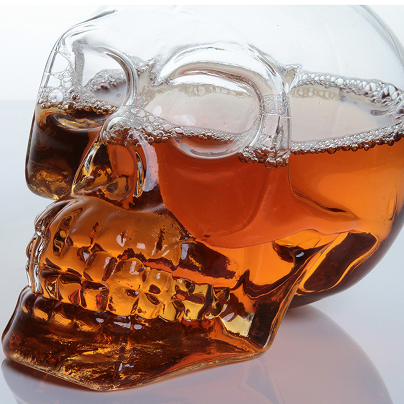 Creative Skull Head Decanter ข - Wine Beer And Spirit บทวิจารณ์และราคา