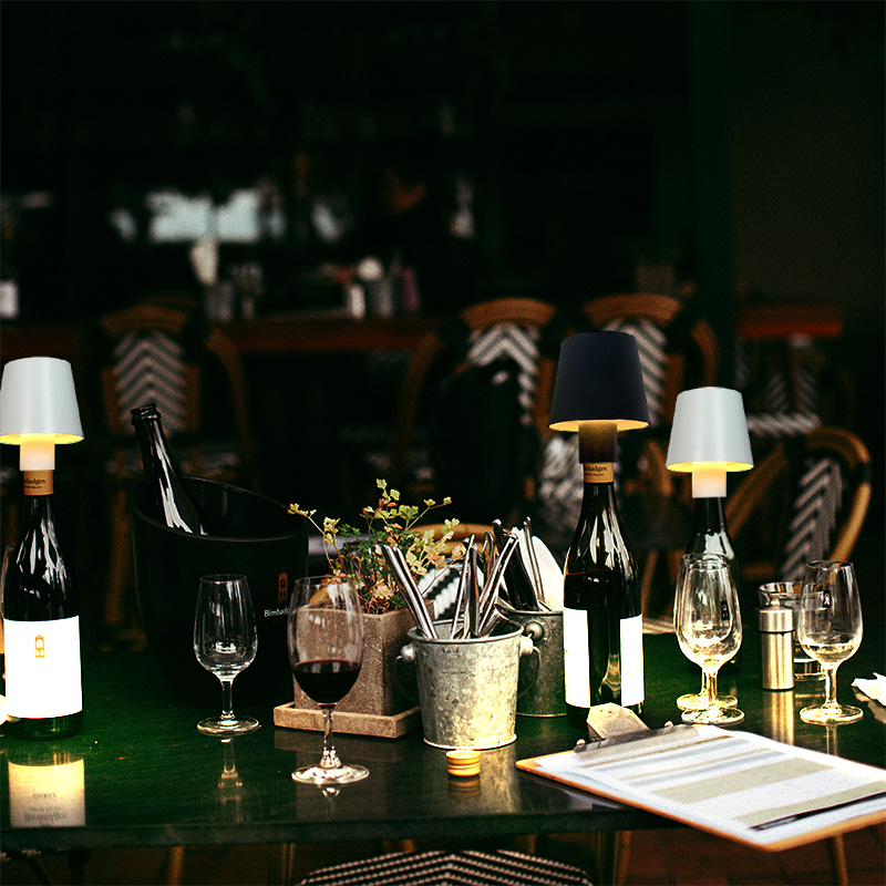 โคมไฟขวดไวน์คริสต์มาสแบบชาร์จไ - Wine & Beer Unlimited Spirits Photos บทวิจารณ์และราคา