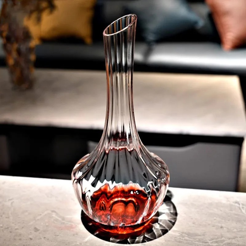 เหยือกไวน์คริสตัลลายลูกฟูกสไตล - Wine Aerator Pour บทวิจารณ์และราคา