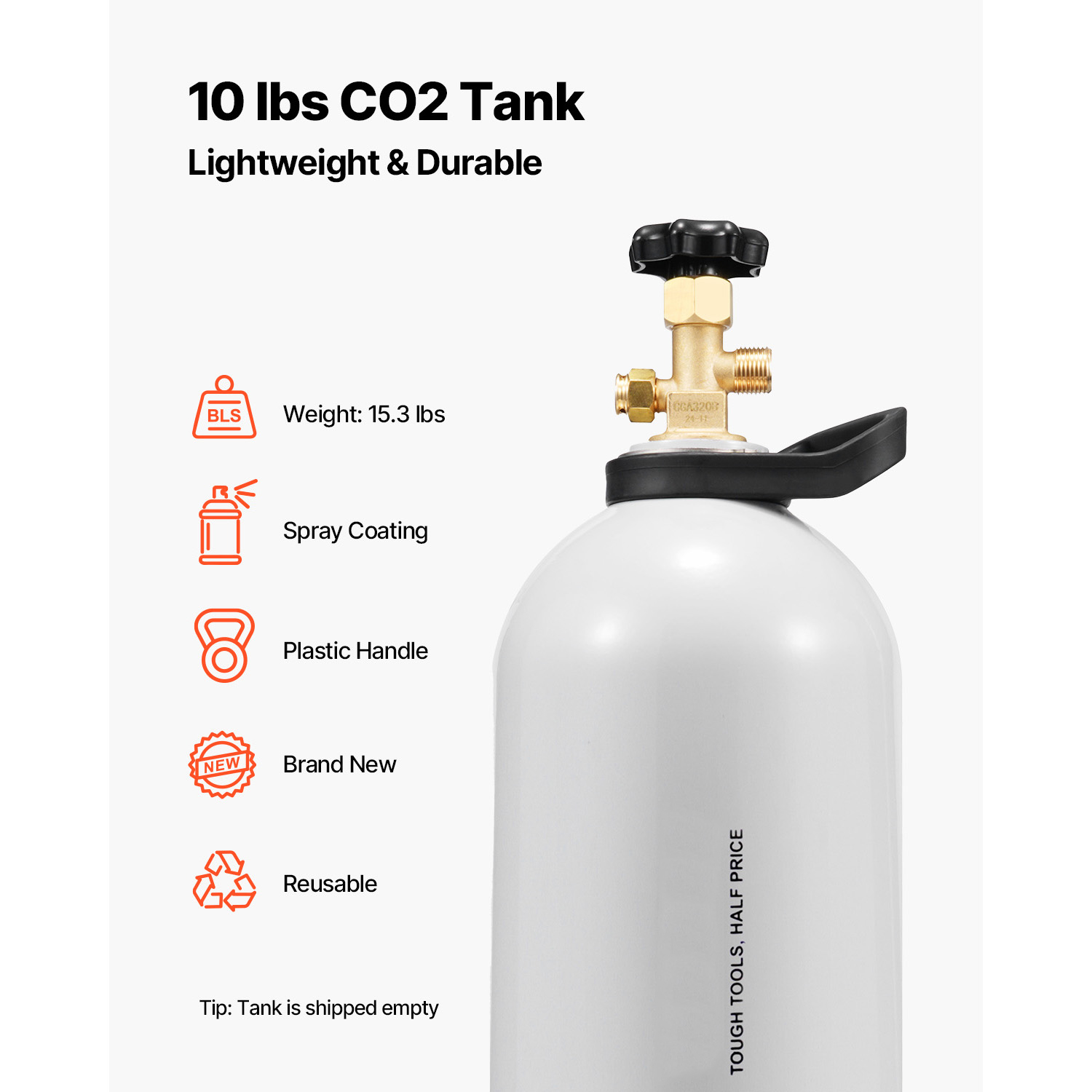 ถัง CO2 SucceBuy ขนาด 10 ปอนด์ - Beer & Wine Grab บทวิจารณ์และราคา