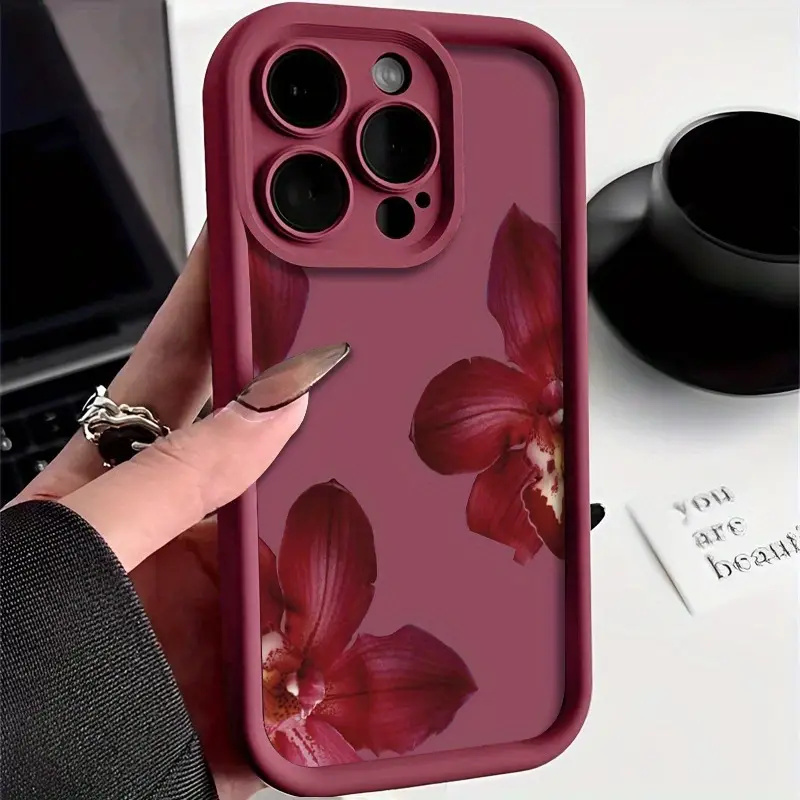 เคสโทรศัพท์ลายดอกกล้วยไม้สีแดง - Wine & Beer Unlimited Spirits Photos บทวิจารณ์และราคา